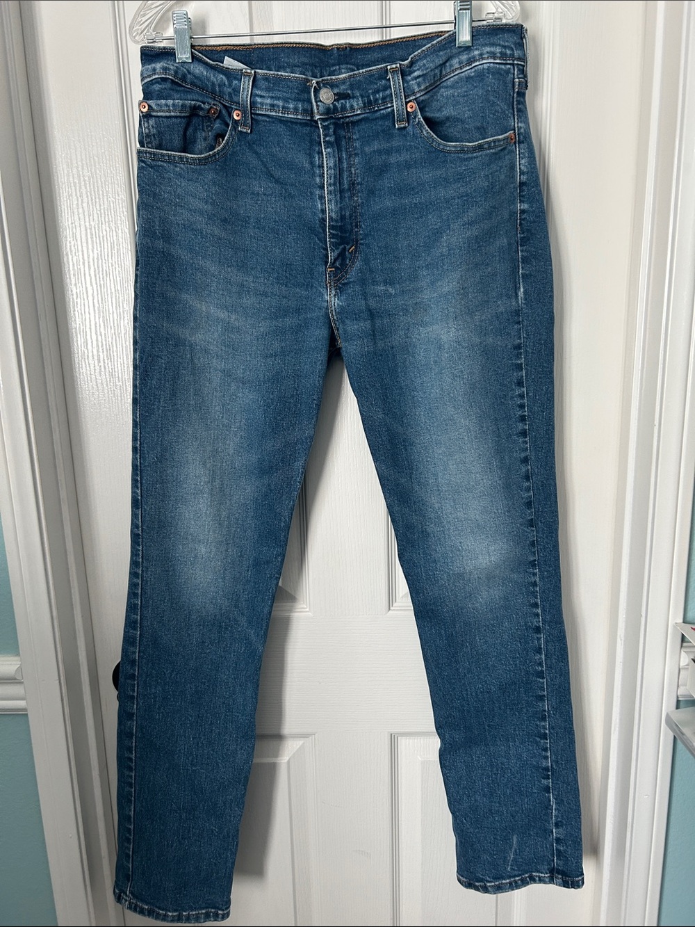 Levis 511 Slim Fit Mens Jeans Blue Denim 36x32 Medium Wash 04511-3757